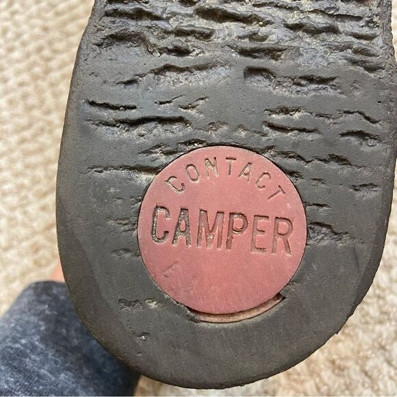 Men’s Camper Brand Green‎ Leather Lace Up Boots Size 38